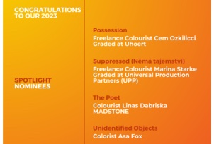 And the nominees for best colour grading in the Spotlight category are…